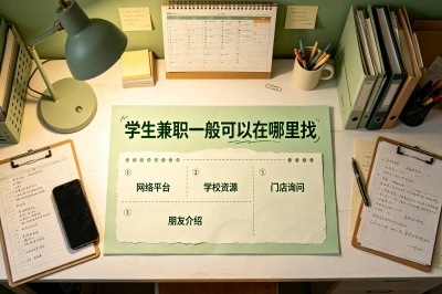 学生兼职一般可以在哪里找
