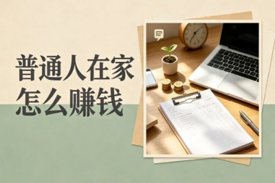 普通人在家怎么赚钱?靠谱副业盘点,零门槛适合新手实操