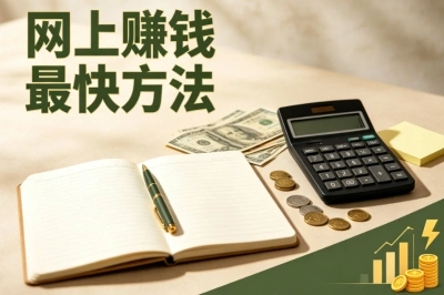 网上赚钱最快方法有哪些?适合普通人,零门槛快速上手
