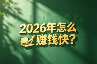 2026年怎么赚钱快?普通人闭眼入的5个风口项目,第2个零成本