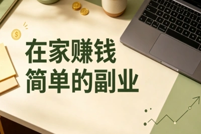 在家赚钱简单的副业!手机居家就能做,小白也能快速上手