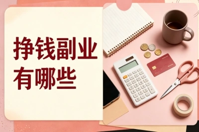 挣钱副业有哪些?零成本靠谱副业盘点,利用碎片时间增收
