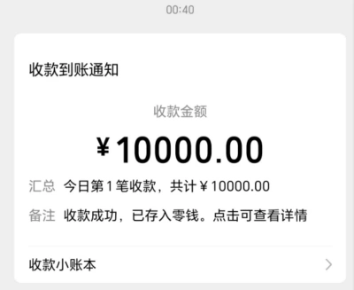 收款金额