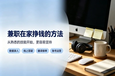 2026年最新整理!这10个兼职在家挣钱的方法,总有一个适合你