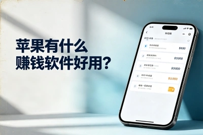 苹果有什么赚钱软件好用?不妨试试这5款app,在家也能一天赚200+