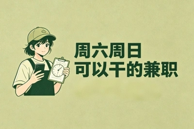 周六周日可以干的兼职,适合普通人的5个路子,零基础也能日结200+