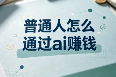 2026实操分享!普通人怎么通过ai赚钱?推荐5个靠谱项目