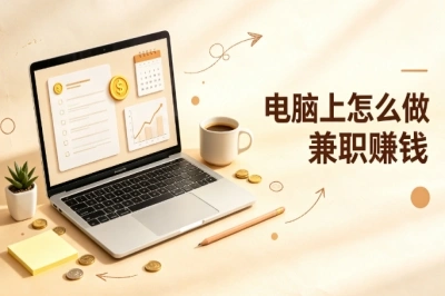 电脑上怎么做兼职赚钱?上班族空余时间利用,不用出门在家就能做