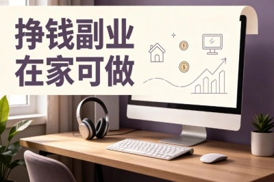挣钱副业在家可做!下班后居家兼职,碎片时间就能操作