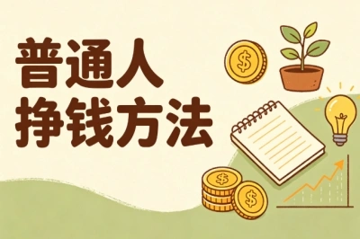 业余时间想增收!盘点5个普通人挣钱方法,新手可直接上手