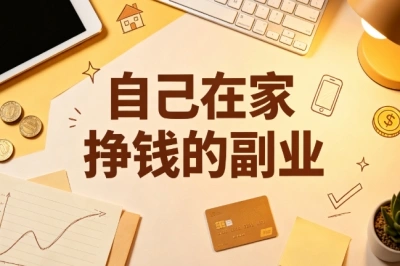 自己在家挣钱的副业!零门槛适合普通人,碎片时间就能上手实操