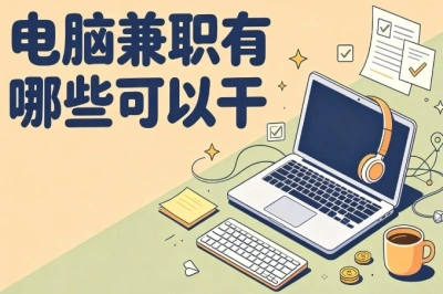电脑兼职有哪些可以干?整理5类线上副业,零基础也能上手