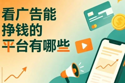 看广告能挣钱的平台有哪些?手机空闲就能做,盘点真实可用渠道