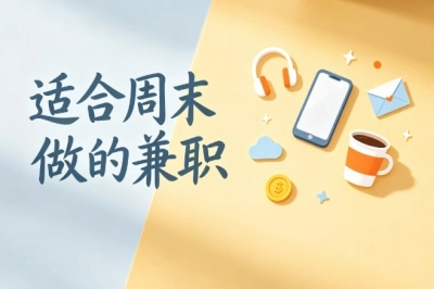 适合周末做的兼职有哪些?5个靠谱副业推荐,新手入门简单好做