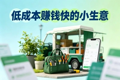 低成本赚钱快的小生意!5个当下热门刚需赛道,普通人上手没难度