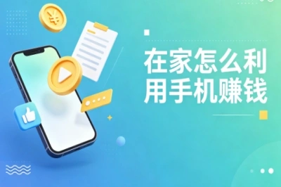 新手零门槛!在家怎么利用手机赚钱?靠谱变现方法分享