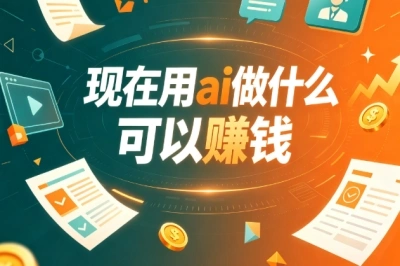 现在用ai做什么可以赚钱?盘点低门槛项目,在家就能实操赚钱