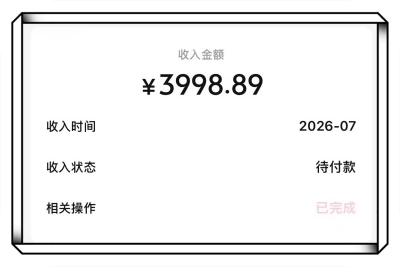 收入金额