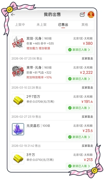 我的出售