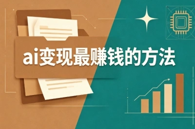 ai变现最赚钱的方法!适合上班族,碎片时间就能做