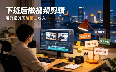 2026年必看!这些靠谱的视频剪辑网上接单平台,在家也能月入3000+