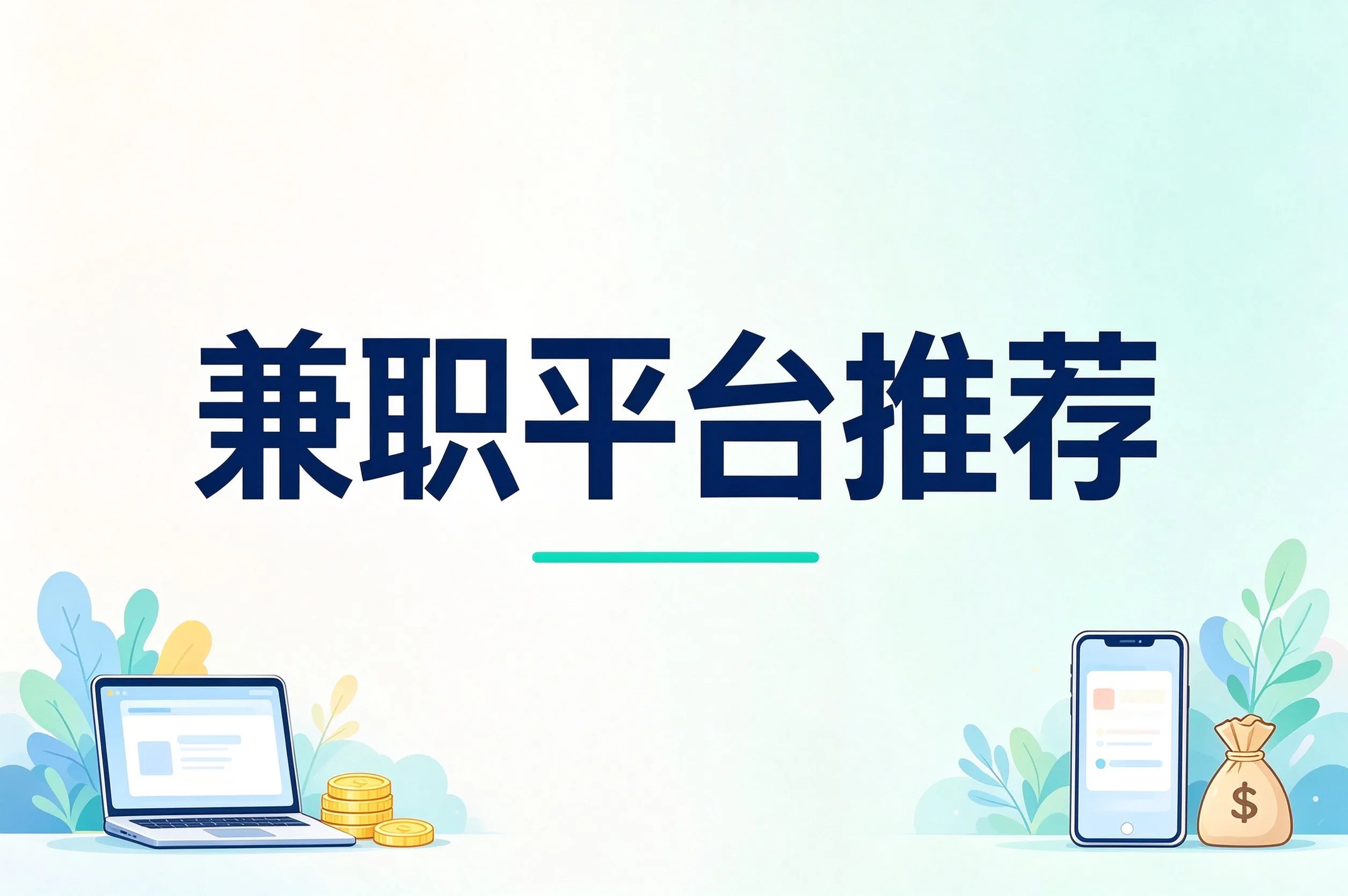 聊聊兼职平台推荐，6个我用了半年没换的最正规渠道