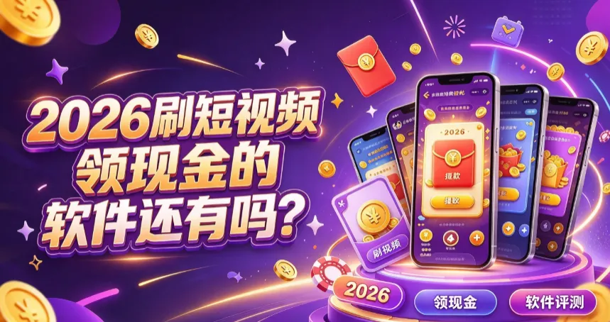2026刷短视频领现金的软件还有吗？分享5个刷短视频赚钱的软件，一天50＋！