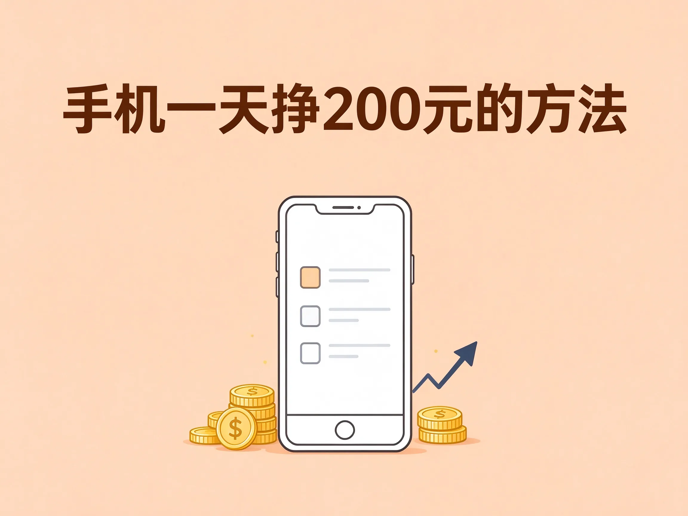 整理4条手机一天挣200元的方法，能跑到看单量，你一定要学！