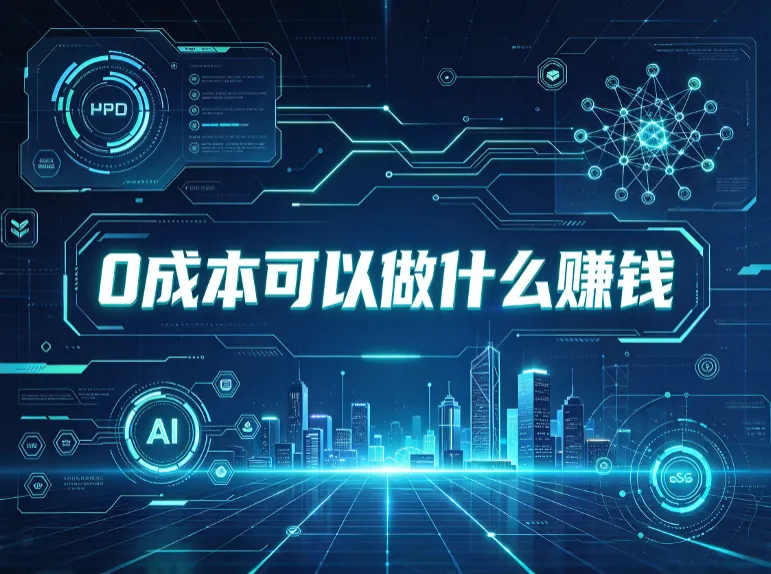 汇总3条0成本可以做什么赚钱的门路，一天30-50，照着做就行！
