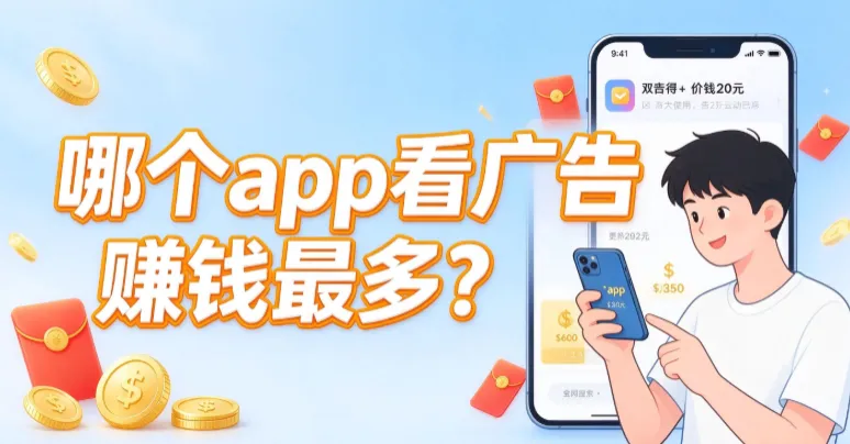哪个app看广告赚钱最多？单条价乘上条数，答案就反过来了