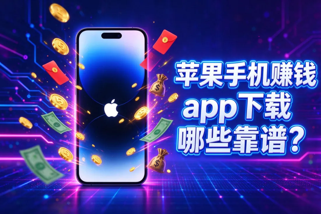 苹果手机赚钱app下载哪些靠谱？8个App Store在架的赚钱软件，一天20-30元
