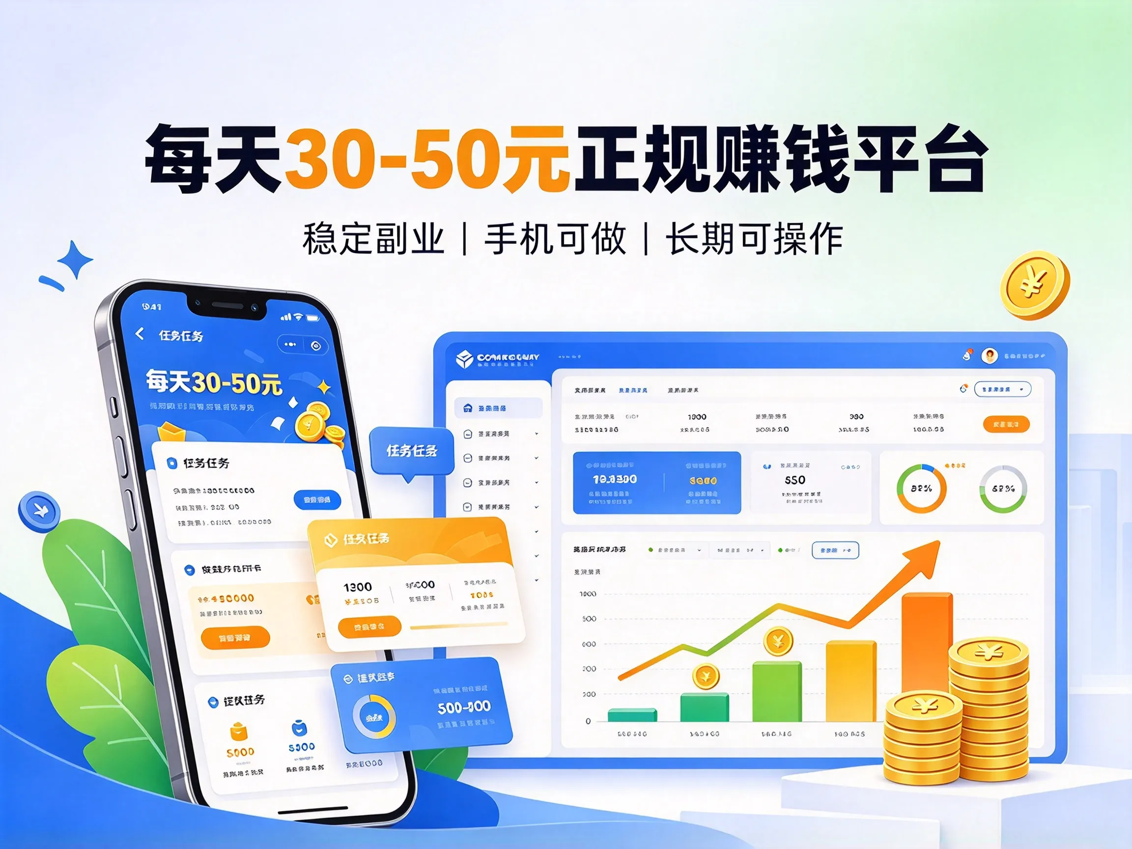 手机兼职一天赚30-50元靠谱吗?盘点5个每天30-50元正规赚钱平台,亲测有效