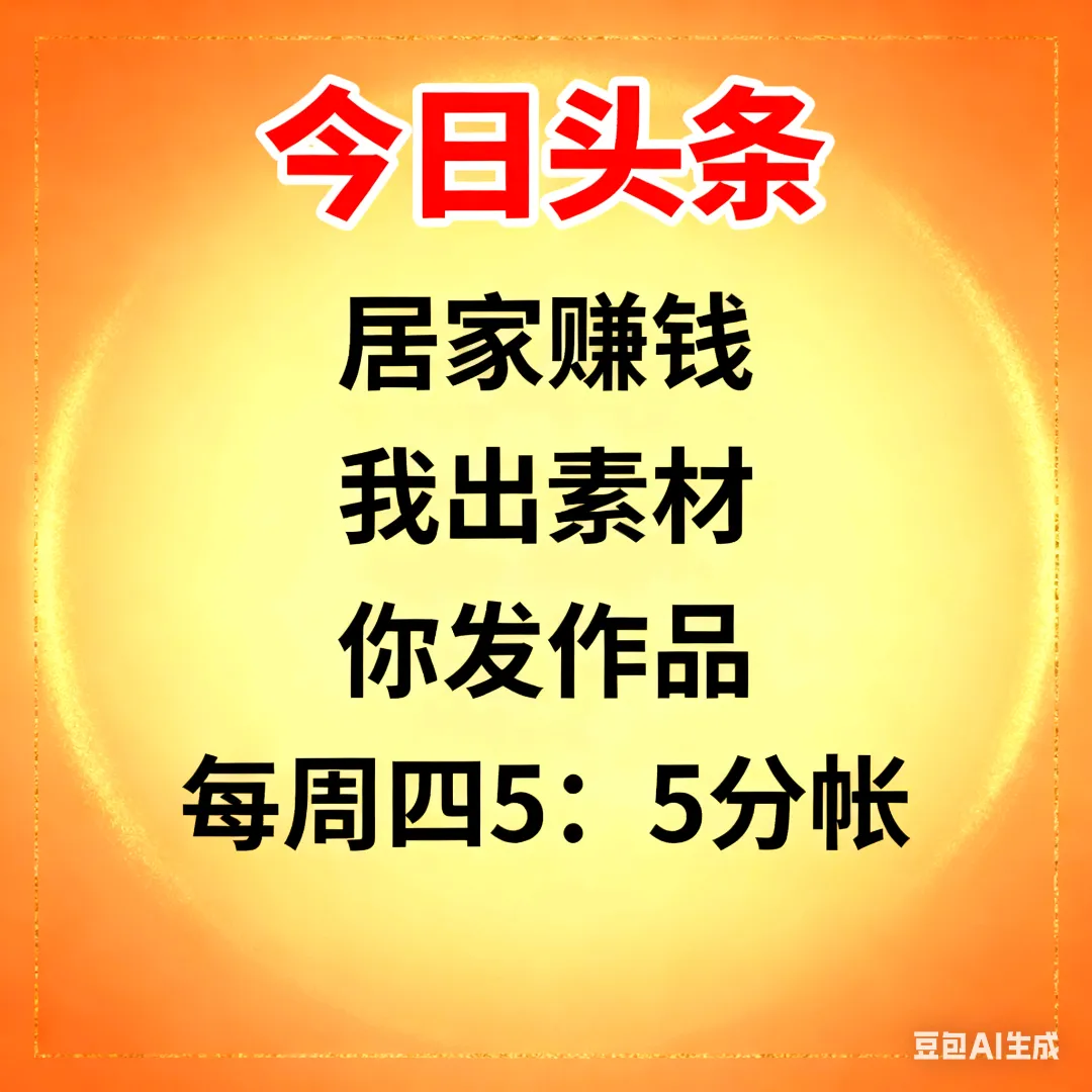 张大镇找合伙人今日头条纯绿项目