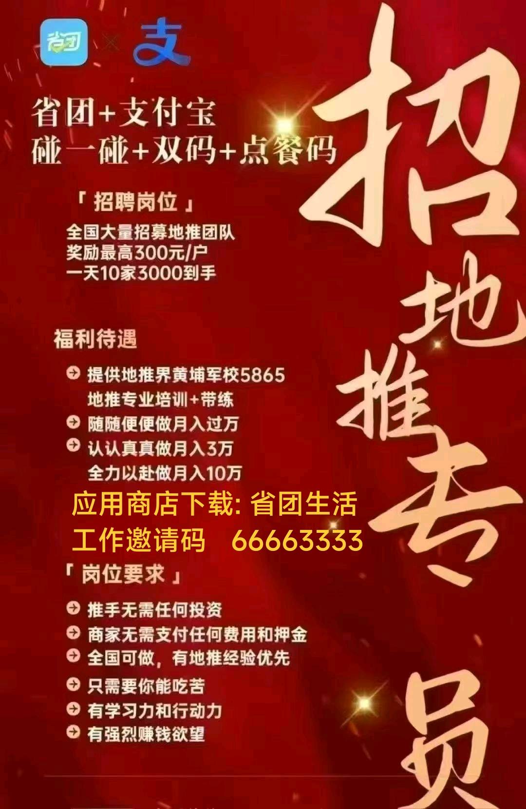 罗先生地推项目全国免费招合伙人