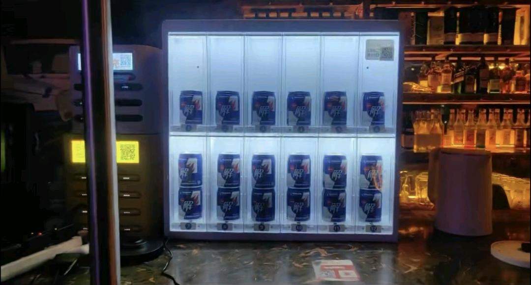 王先生地推项目云南地区解酒饮料自助售卖机推广