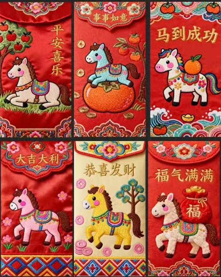 董业清春节*磁吸对联红包