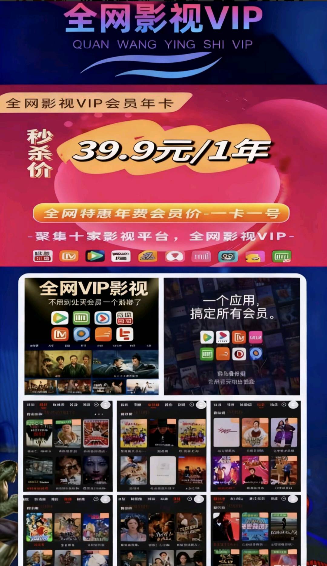 宋先生找合伙人高利润项目   卖影视会员