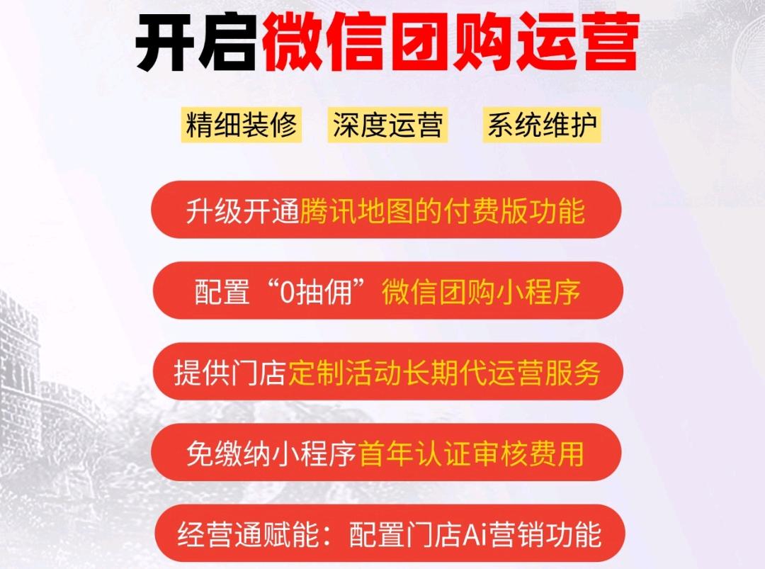 胡女士找合伙人微信团购旺店推广900/户+分润