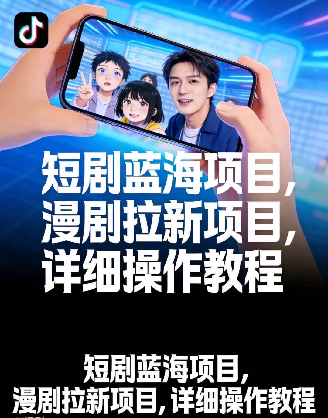 罗女士Ai漫剧风口项目，原创IP➕流量扶持，背靠腾讯抖音官方平台，共赢百亿市场红利