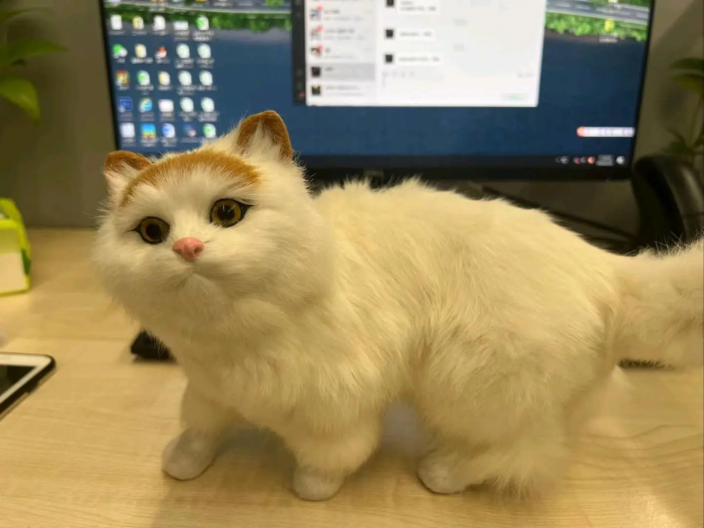 刘先生品牌货源猫狗鹿等仿真玩具摆件