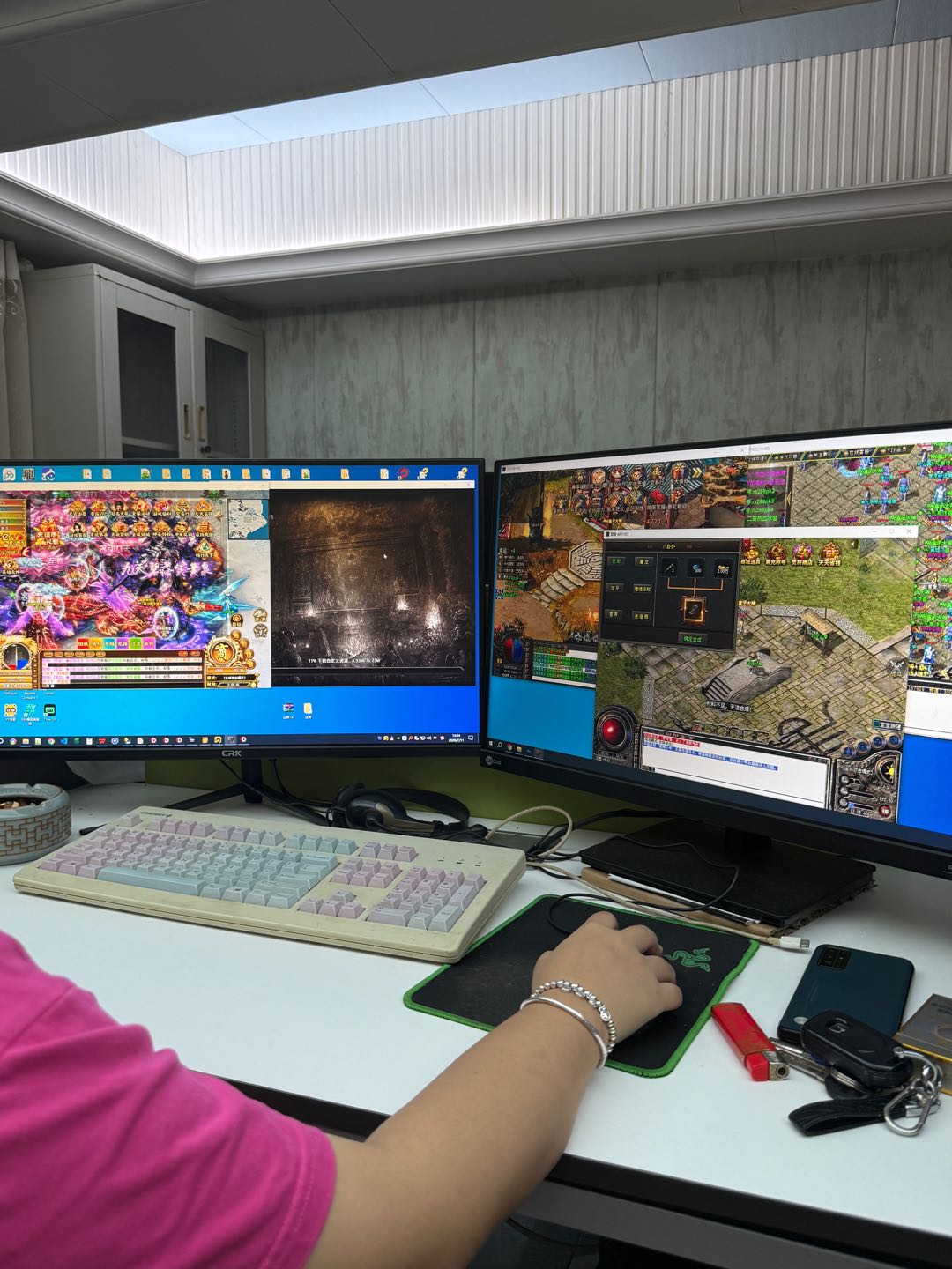 杨女士找合伙人线上游戏副业 传奇打金教学 时间自由 多劳多得