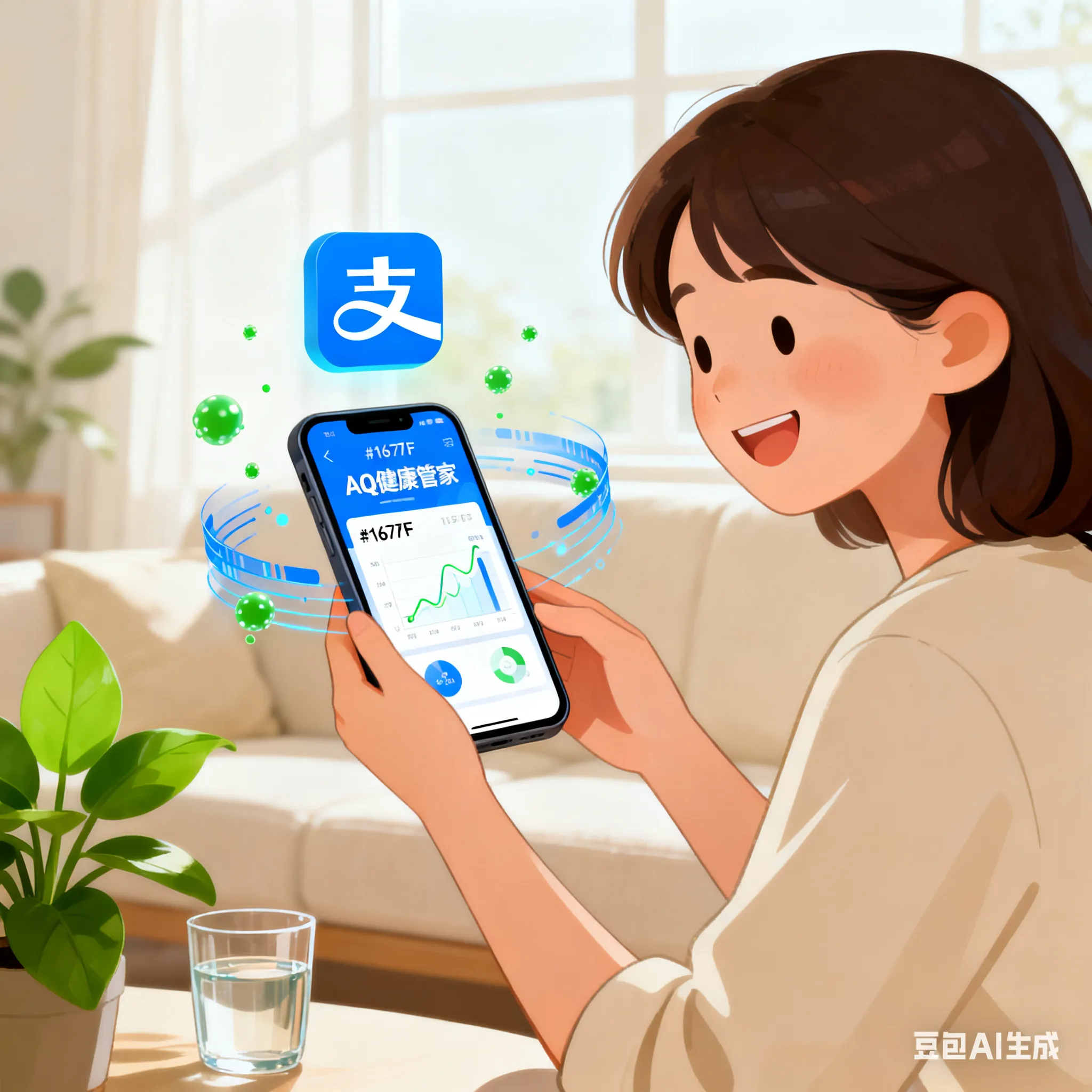 杨岩地推项目支付宝AQ健康新项目