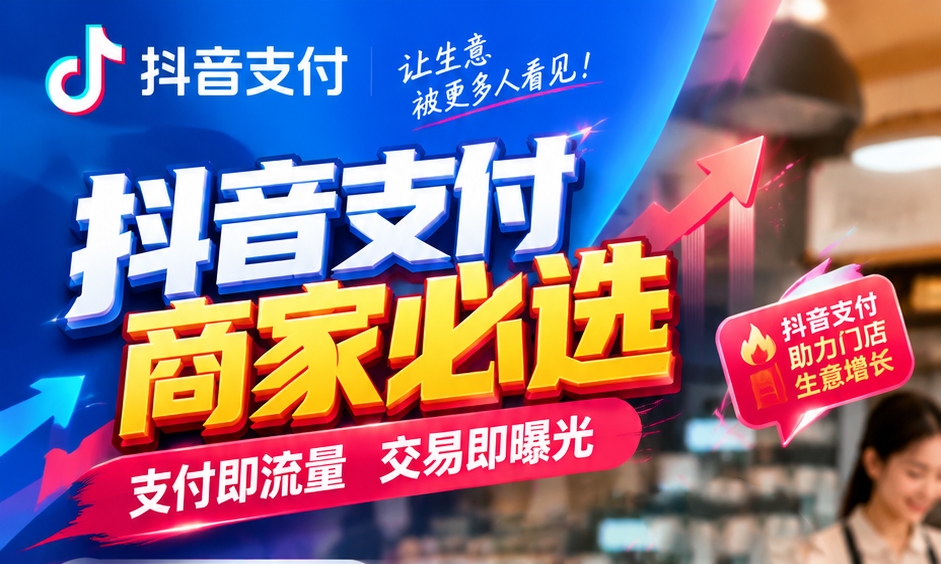 王云静地推项目抖音支付,抖音点餐码牌铺设