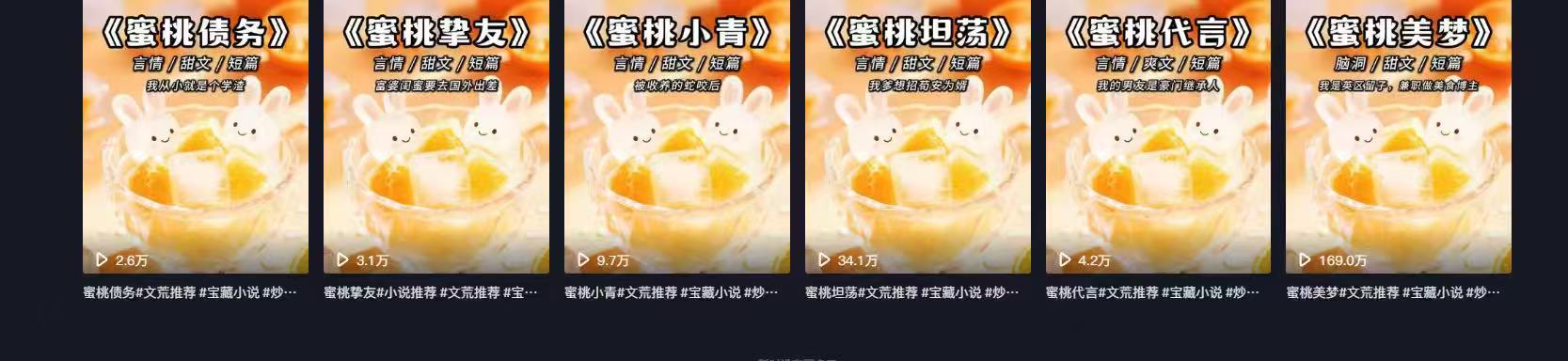 高雪其他供需抖音代发，代发内容小说类，日结