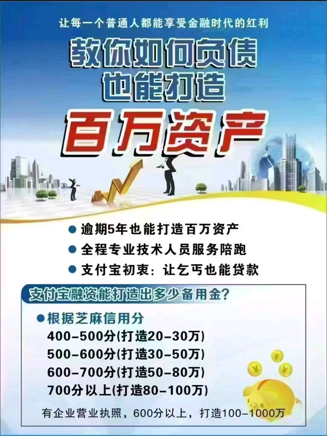 刘女士支付宝零门 槛，打造百万支付宝备用金，大部分市场空白，招个人，团队