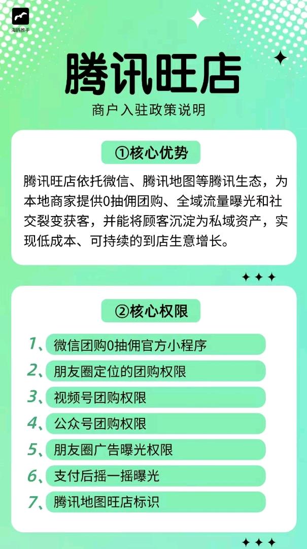 于浩地推项目腾讯旺店，本地生活*即将来袭