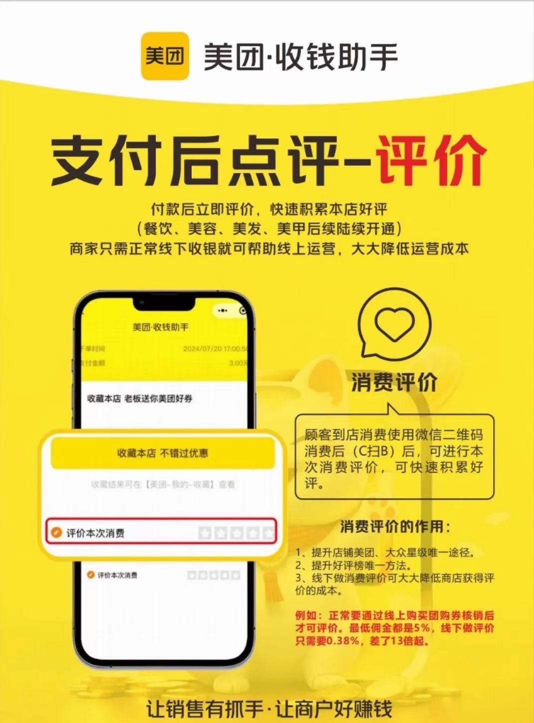 宋薇美团支付，无竞争，美团收，日结*