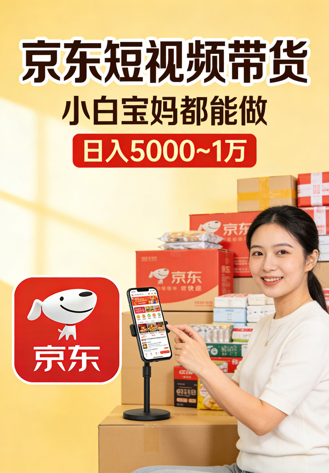 张国强找合伙人*京东短视频带货新玩法