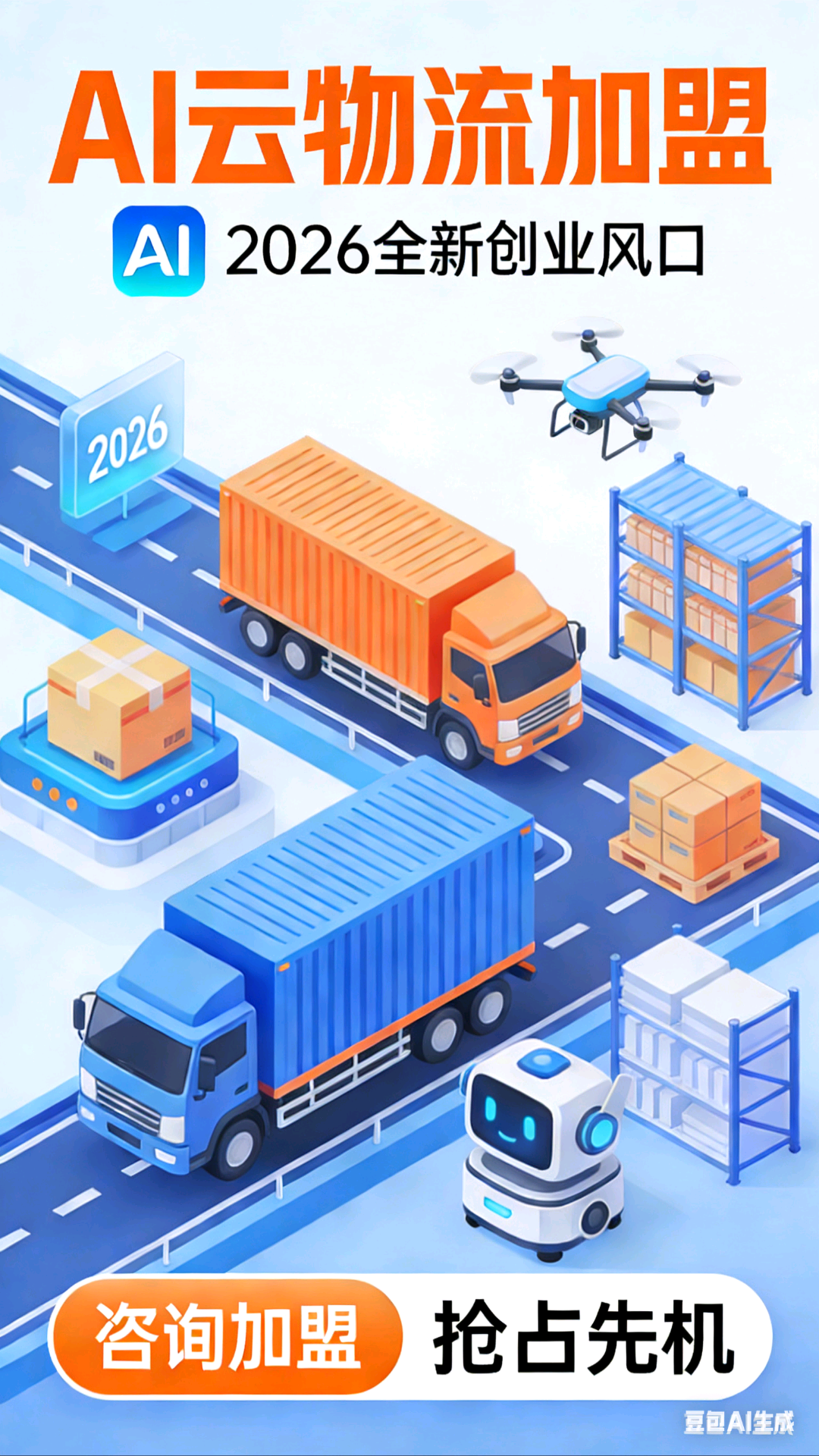 孙女士诚招AI云物流区域加盟商 无重资产压力 业绩达标全额退加盟费