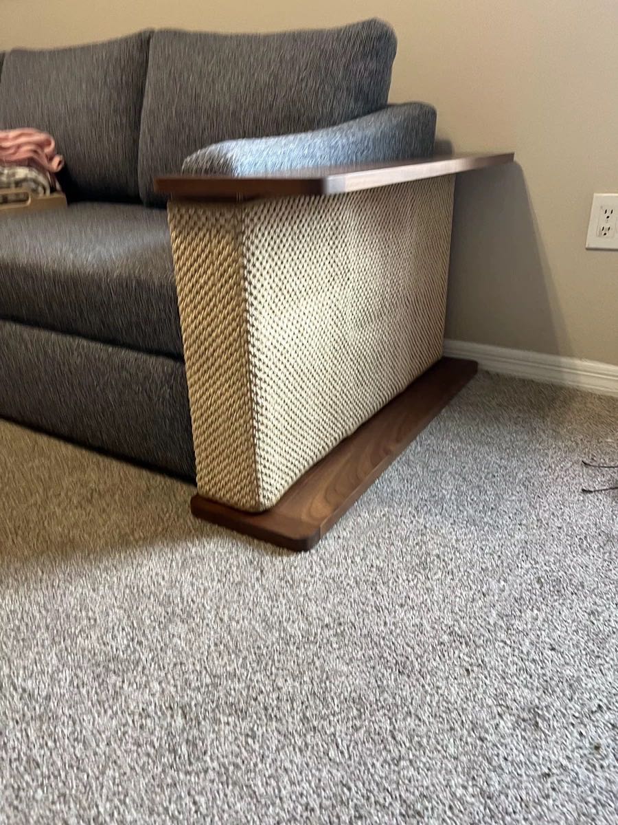 马亮全实木沙发防护猫抓板